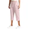 Pantalones Cortos Elásticos de Cintura Alta para Mujer de Amazon, Pantalones Deportivos Finos de Verano, Pantalones Harem Holgados, Pantalones Casuales para Mujer de Tallas Grandes en Stock