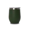 Copo de Água de Barriga Grande de Aço Inoxidável 304 12Ozswig Copo de Ovo a Vácuo Criativo em Forma de U Copo de Vinho Tinto com Logo Personalizável
