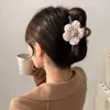Clip de tiburón de felpa con borlas y lazo para Otoño e Invierno, Accesorio grande para el cabello, Pinza para agarrar la parte posterior de la cabeza, Tarjeta para el cabello femenina, Tocado