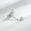 Dulce y Linda Atmósfera Navideña Estrella Lazo Árbol de Navidad Varilla Roscada de Doble Extremo Piercing de Cartílago Hélice de Hueso de la Oreja