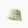 Sombrero de Pescador de Acrílico para Mujer, Stock Listo de Fábrica, Sombrero de Cubo de Felpa, Sombrero Cálido de Punto para Otoño e Invierno, Venta al por Mayor, Exportación de Comercio Exterior Transfronterizo