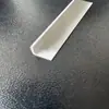 Tanque de Frutos do Mar Estrutura em U Tanque de Tartaruga Acessórios de Tira de Borda de Aquário Slot de Vidro para Répteis em Ângulo Reto L-Shaped Trilha de Deslizamento Preto Brilhante