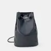Bolso Cubo de Cuero Genuino Andiam para Mujer 2026 Nuevo Estilo Lazo Bolso Tote para Viaje de Negocios Gran Capacidad Mochila de un Solo Hombro