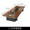 Móveis de escritório novos: mesa de conferência grande, mesa longa, mesa de escritório simples e moderna, conjunto de mesa e cadeira para sala de conferências com cantos arredondados