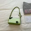 Bolsa de Ombro Color Block Coreana Fresca e Estilosa de Verão, Bolsa Casual Doce de Axila, Bolsa Transversal Versátil Chique da Moda