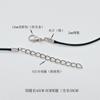 Collar de cordón de cuero encerado de Corea de 1.5 mm/2 mm multicolor opcional accesorios de joyería DIY 100/bolsa al por mayor