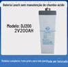 Bateria de armazenamento de energia Leishi 2V200AH DJ200 chumbo ácido sem manutenção solar fotovoltaica Estação base de energia eólica usina de energia