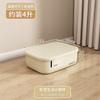 Caja de almacenamiento de escritorio, cesta para comestibles, juguetes, refrigerios, ropa, cesta de almacenamiento de plástico para el hogar con tapa, caja de almacenamiento, caja de almacenamiento