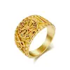 Anillo de Acero de Titanio con Texto Vikingo Nórdico Retro para Hombres, Pulsera de Acero Inoxidable con Runa Vikinga Literaria Elegante de Nicho