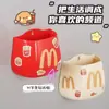 Porta-canetas Mcdonald Caixa de Armazenamento Magnética Organizador de Mesa para Casa Geladeira Porta-canetas Rack de Armazenamento Multifuncional