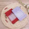 Bolsa de lino con cordón de ventana abierta para cosméticos de niñas, juguetes para niños, bolsa de almacenamiento, curiosidades antiguas, pulseras de joyería, bolsa de joyería