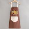 Avental impermeável de desenho animado da moda, roupa de trabalho especial para cozinha, à prova de óleo, estampa de cintura feminina, para uso doméstico