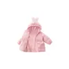Chaqueta de plumón popular de longitud media para niña 2026 Nueva de invierno engrosada cálida de plumón de pato blanco elegante abrigo para bebé niña