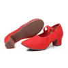 Zapatos de Baile para Adultos para Mujer, Zapatos de Baile para Exteriores, Sin Cordones de 5 cm, Zapatos de Baile de 2 cm de Altura, Transpirables, Ligeros, Tacones Altos al por Mayor para Baile Cuadrado