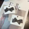 Nuevo pasador de diamantes de imitación clip lateral elegante dulce japonés y coreano clip para flequillo clip superior de lazo clip rojo de internet clip BB pasador roto