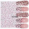 2025 Nuevas Pegatinas Transfronterizas para Uñas Estilo Europeo y Americano Dulce Fresco Sexy Estampado de Leopardo Patrón de Vaca Pegatinas Adhesivas para Uñas Uñas