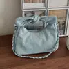 Bolso de Mezclilla de Moda Transfronterizo para Mujer 2026 Verano Nuevo Bolso de Mano y Bolso Cruzado de Alta Estética y Diseño Simple