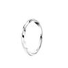 Anillo de plata esterlina S925 para mujeres y hombres, como un anillo de pareja, personalidad, moda, simple, apertura, diseño de nicho, anillo liso al por mayor