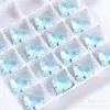 Corazón de Melocotón Torcido Garra de Diamante Cosido a Mano Diamante Serie Proteína Mocha Vidrio de Cristal Garra de Diamante Broche DIY Flor para Zapatos Accesorios de Joyería
