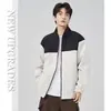 Otoño 2026 Estilo Oscuro Original Moda de Hong Kong Chaqueta Casual Minimalista Patchwork Desestructurado para Hombres y Mujeres