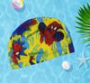 Gorro de natación para niños Niños y Niñas lindo caricatura cómodo niños bebé estudiantes tela de natación gorro de natación al por mayor empaque independiente