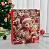 Bolsa de Regalo Original Oso de Mantequilla Oso Navideño Bolsa de Papel Portátil Bolsa de Regalo Transfronteriza de Amazon Bolsa de Empaque