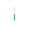 Destornillador Phillips verde, minidestornillador de acero 45, herramienta multifuncional para muebles y juguetes, destornillador pequeño desechable