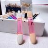 Palito de esponja para nail art aplicador de pó espelho mágico aurora palito aplicador de sombra dupla para olhos pincel de sombra para o nariz descartável ferramenta de beleza