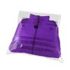 Saco de embalagem para exportação de roupas saco de aviso para roupas com zíper 50*60cm saco transparente de aviso atacado