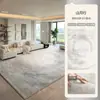 Alfombra Sala de Estar Minimalismo Italiano Lujo Ligero Sensación de Alta Gama Alquiler de Habitación Alfombra Impermeable Bajo Mantenimiento Lavable Limpiable con Paño Alfombra Grande