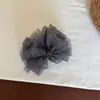 Pinza para el Cabello de Malla con Lazo Estilo Coreano para Mujer, Pinza para Moño para la Parte Posterior de la Cabeza, Pasador para Cola de Caballo Baja, Accesorio para el Cabello de Alta Calidad para Uso Diario