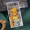 Caixa de Presente com Marcador de Página Vazado Pintura a Óleo Retrô, Alto Padrão, Requintado e Esteticamente Agradável, Presente de Formatura para Estudantes, Marcador de Página para Professores