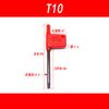 Llave Flor de Ciruelo Hongqi Barra de Herramienta de Torneado CNC Placa de Cuchillo de Tornillo de Llave Mango de Cuchillo Llave en Forma de T T6T7T8T10T15T