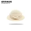 Nuevo sombrero francés estilo Hepburn con lazo para mujer, versión fina de primavera/verano, sombrero de pescador vintage sofisticado y elegante
