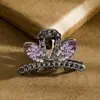 Nuevo y Elegante Pinza para el Cabello Semi-Recogido para Mujeres, Pinza Lateral Pequeña y Delicada, Pinza para Flequillo, Pinza de Garra Pequeña, Accesorio para el Cabello para la Parte Posterior de la Cabeza