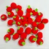 Colgantes hechos a mano terminados: caqui, cacahuete, manzana, fresa, melocotón, pera, llaveros, girasoles de hilo, productos tejidos al por mayor