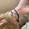 Nova Pulseira com Fecho Padrão Rico Literário Chinoiserie Retro Jade Negro para Mulheres Simples Versátil Acessível Luxo Design de Nicho Tendência Joia de Mão
