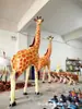 Lâmpada de animal luminoso girafa lâmpada de paisagem modelo girafa ponto turístico veado luminoso lâmpada decorativa girafa externa