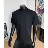 Camiseta Masculina Manga Curta Gola Henry Estilo Americano, Marca Tendência Primavera Cleanfit Slim-Fit Camisa Polo Curta