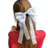 Grampo de Cabelo com Laço de Fita Novo Estilo Grampo de Mola de Fita Grampo para Parte de Trás da Cabeça Estilo Coreano Grampo de Cabelo Feminino Malha Moda Acessórios de Cabeça