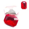Suministros para Arte de Uñas Pegatinas de Joyería 6x8 mm Rectangulares Octagonales Diamantes de Cristal de Colores Estereoscópicos Diamantes de Cristal de Punta Inferior