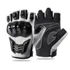 Luvas de Motocicleta Ciclismo Motocicleta Verão Respirável Meio Dedo Palma Antiderrapante Absorção de Choque Equipamento de Proteção para Ciclismo