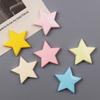 Estrella puntiaguda de cinco puntas accesorios parche de estrella diy pegamento crema funda de teléfono móvil accesorios cuerda para el cabello accesorios hechos a mano accesorios pinza para el cabello