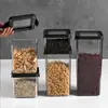 Caja de Granos de Gama Alta Grado Alimenticio Refrigerador Frijol Especias Fruta Seca Productos Secos Tanque Sellado Caja de Almacenamiento de Cocina Celebridad de Internet