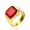 Anillo geométrico de acero inoxidable de moda europea y americana para primavera, accesorio de negocio para ir al trabajo