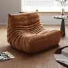Sofá Perezoso Caterpillar para Sala de Estar, Adecuado para Dormir y Reclinarse, Sofá Individual para Balcón Dormitorio, Silla de Ocio Original Togo Celebridad de Internet