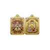 Aço Titânio Thangka Dourado Embossado Tridimensional Dupla Face Dragão Wuye Thangka Estilo Xizang Caixa Gawu Pingente Portátil Marca Gawu Box