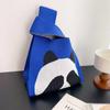 Bolso de Mano Tejido para Mujer Lindo Panda Bolso de Mano Ins Celebridad de Internet Dibujos Animados Almacenamiento Teléfono Móvil Bolso Portátil Personalización