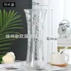 Jarrón de Vidrio con Patrón Sencillo Más Vendido Transfronterizo para Arreglos Florales de Escritorio, Jarrón de Alta Gama para Plantas Verdes, Al por Mayor en Stock