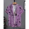 Nova Camisa de Manga Curta Xadrez de Verão Moda Masculina Casual Fina Versátil Bonita Simples